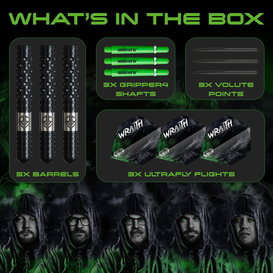 Unicorn Wraith Ross Smith 90% Tungsten Steel Tip Darts New arrival