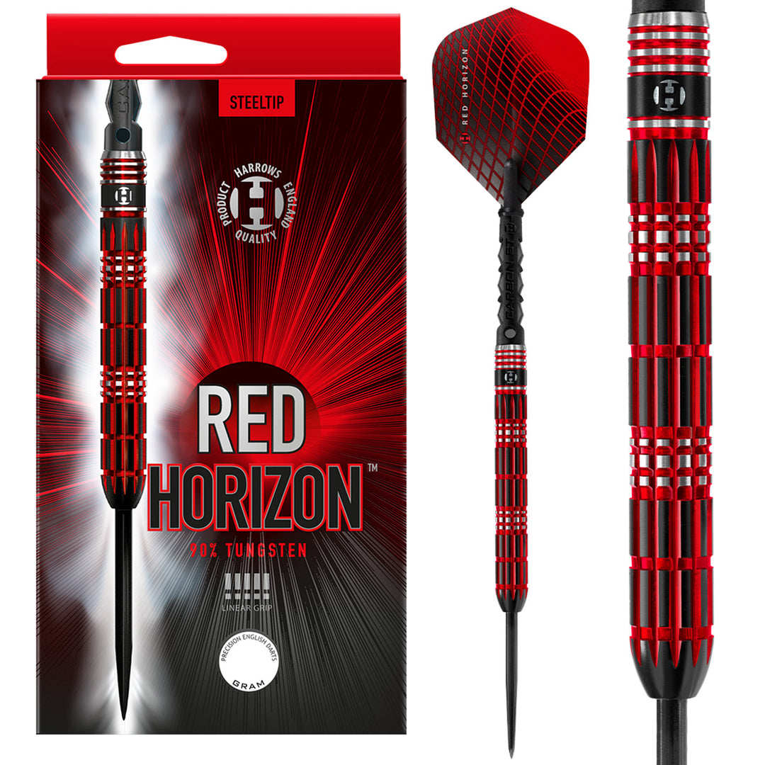 Harrows Red Horizon 90% Tungsten Steel Tip Darts