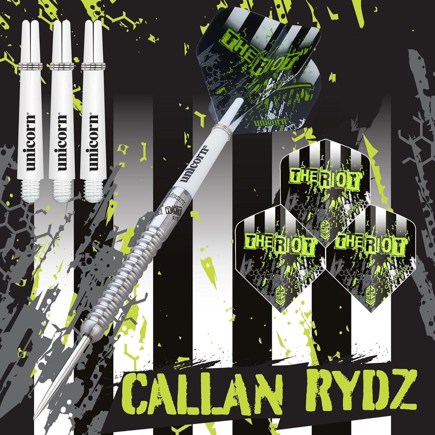 Callan Rydz Contender 90% Tungsten Steel Tip Darts