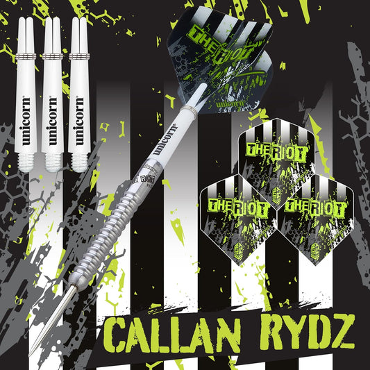 Callan Rydz Contender 90% Tungsten Steel Tip Darts