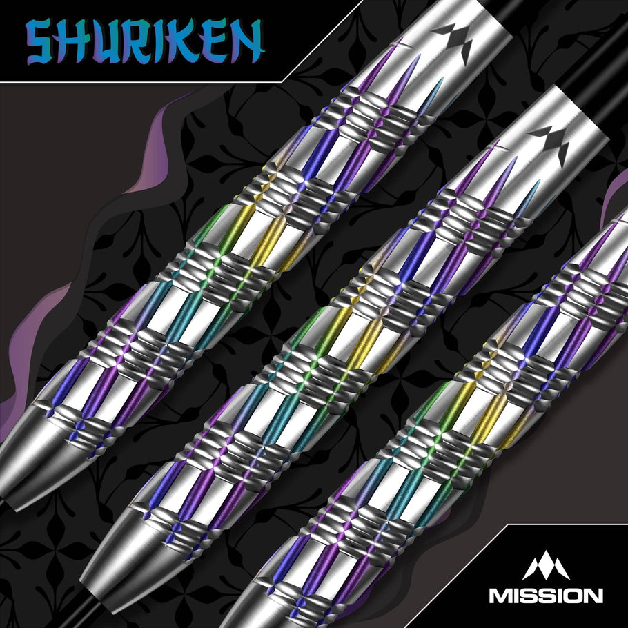 Mission Shuriken Darts Steel Tip - 90% Tungsten