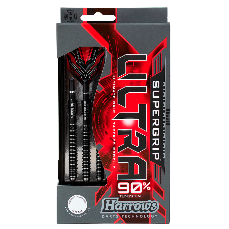 Harrows Supergrip Ultra 90% Steel Tip Darts