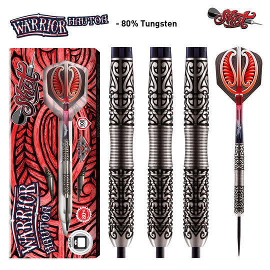 Shot Warrior Hautoa 80% Tungsten Steel Tip Darts