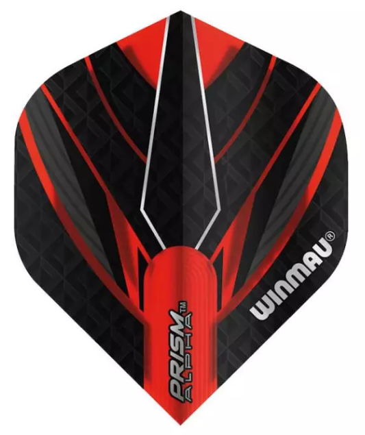Winmau Prism Alpha Red & Black