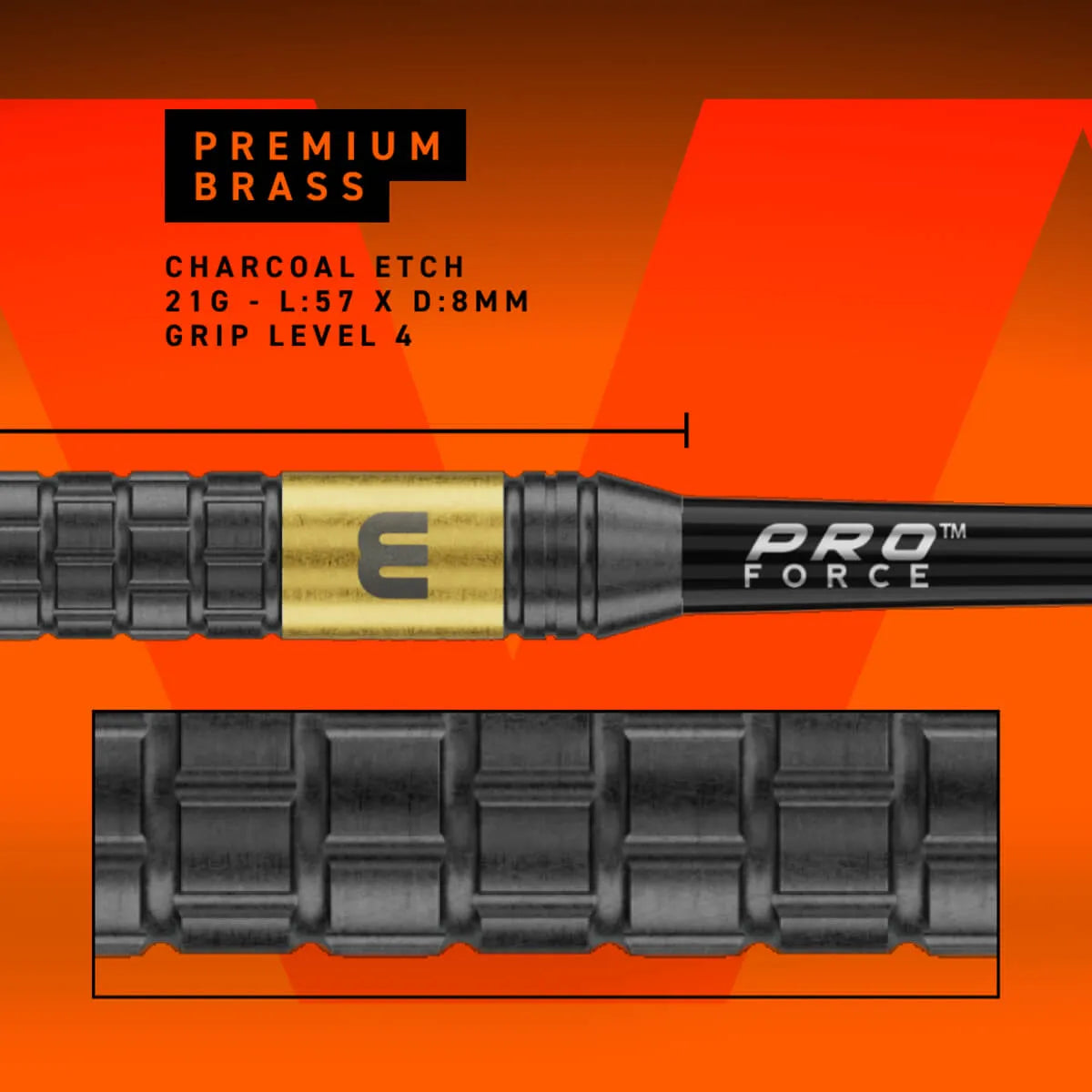 Winmau Gian van Veen Core Brass Steel Tip Darts