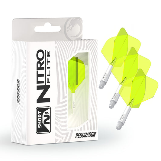 Nitro Flite - Integrated Flight and Shaft White & Yellow