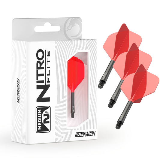 Nitro Flite - Integrated Flight and Shaft Black & Red