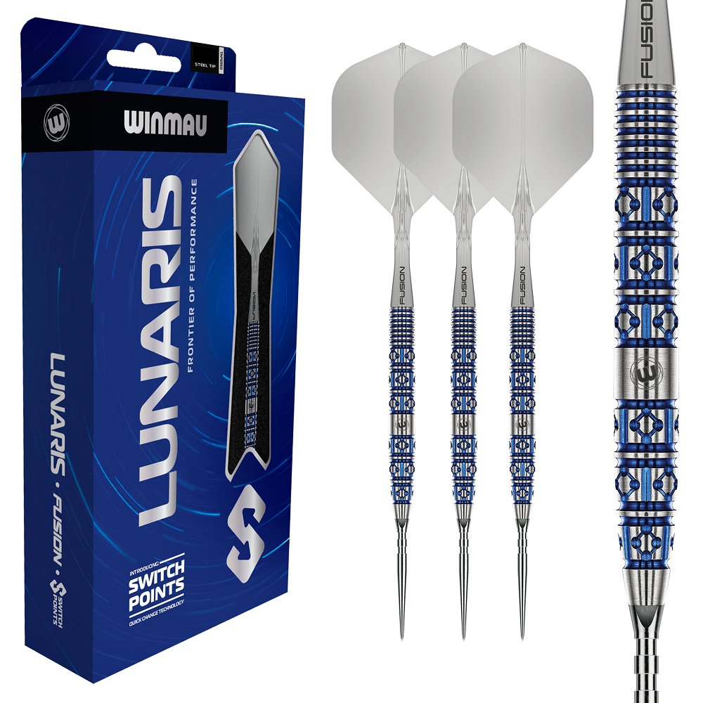 Winmau Lunaris Tapered Switch Point 90% - Steel Tip Darts