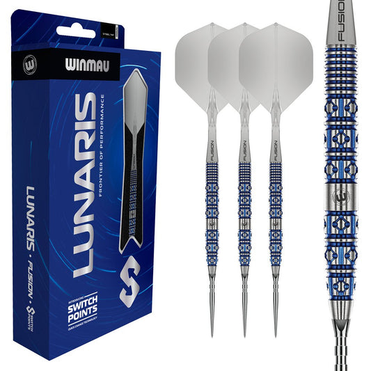 Winmau Lunaris Tapered Switch Point 90% - Steel Tip Darts