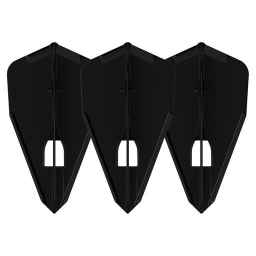 L-Style Champagne L8 Flight Bullet Black - Dart Flights
