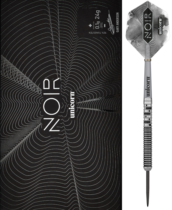 Unicorn Gary Anderson Noir Phase 5 90% - Steel Tip Darts
