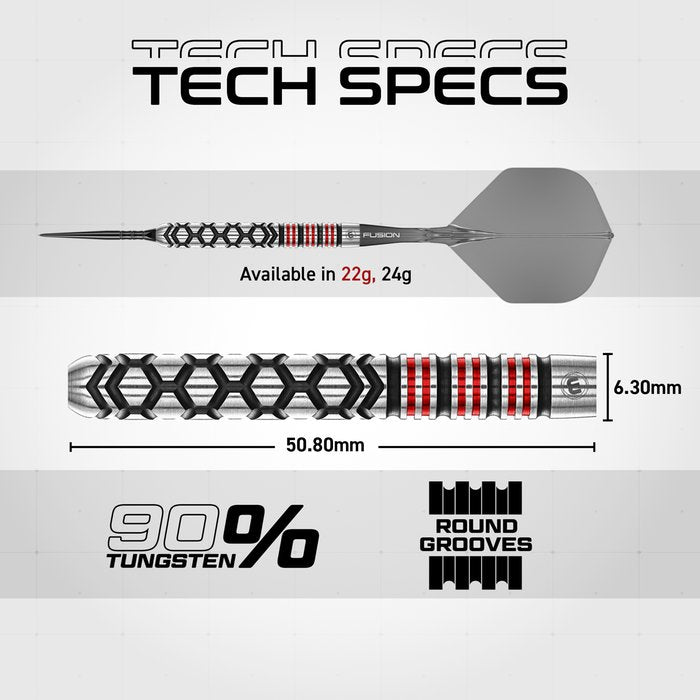 Winmau Fornax Parallel Switch Point 90% - Steel Tip Darts