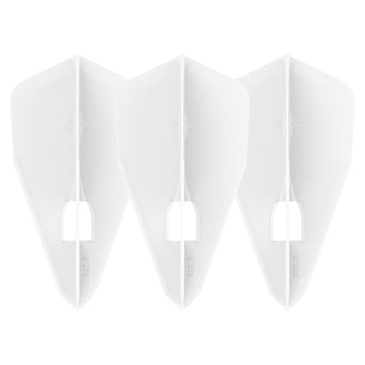 L-Style Champagne L8 Flight Bullet White - Dart Flights