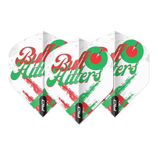 Bullhitters Premium No2 Dart Flights - Red Dragon