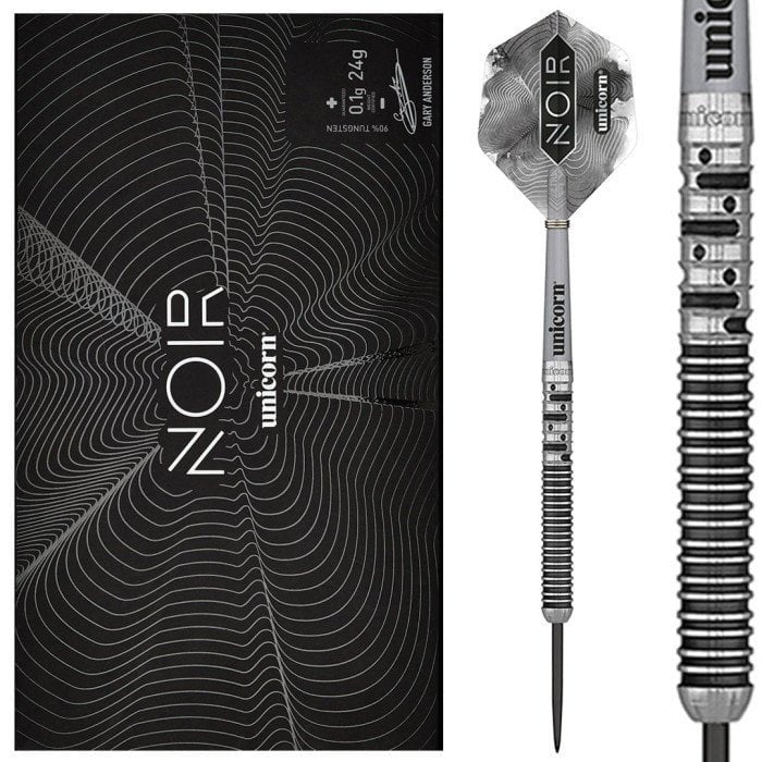 Unicorn Gary Anderson Noir Phase 5 90% - Steel Tip Darts