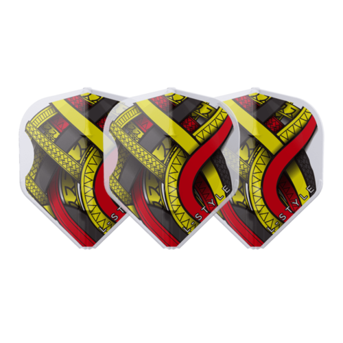 L-Style EZ L1 Mike de Decker Type A White Belgium Dart Flights