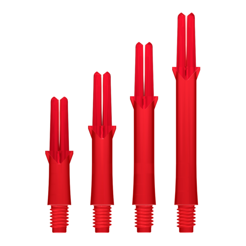 L-Style L-Shaft Locked Straight Red Dart Shafts