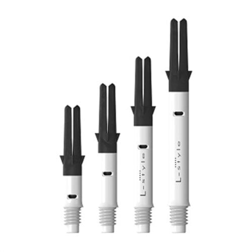 L-Style L-Shaft Silent Spinning Carbon White Dart Shafts