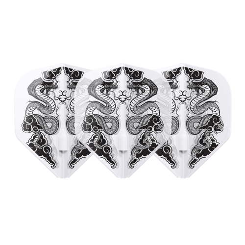 L-Style L1 EZ Jelle Klaasen V7 Clear White Dart Flights