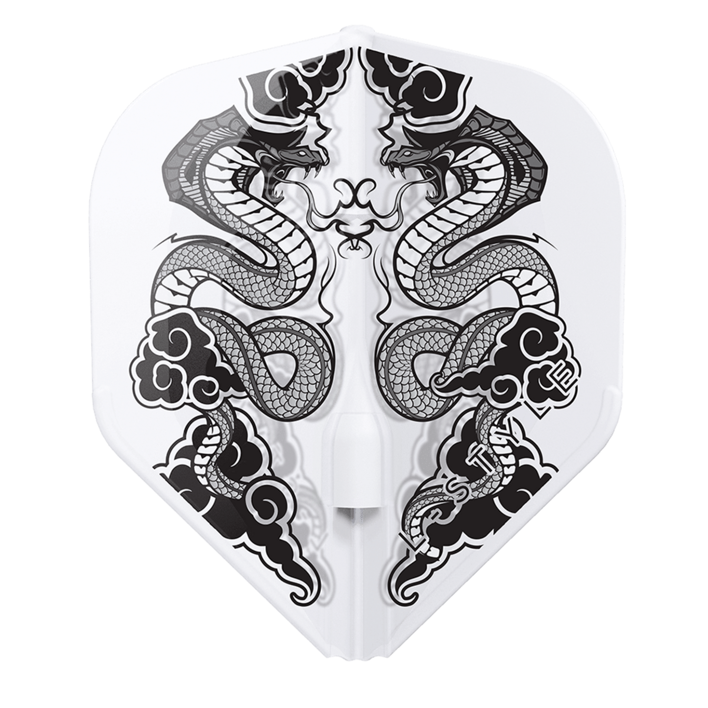 L-Style L1 EZ Jelle Klaasen V7 Clear White Dart Flights