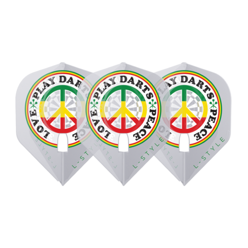 L-Style L1 PRO Deta Hedman V4 Clear White Dart Flights