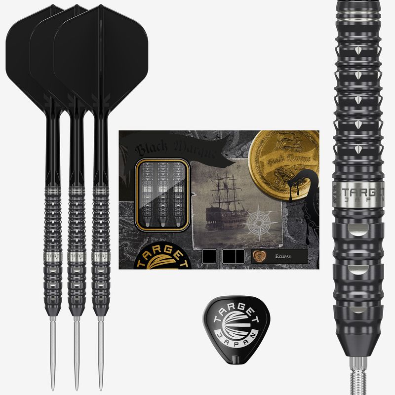 BLACK MARQUE ECLIPSE 23G /25G SP STEEL TIP DARTS 2026