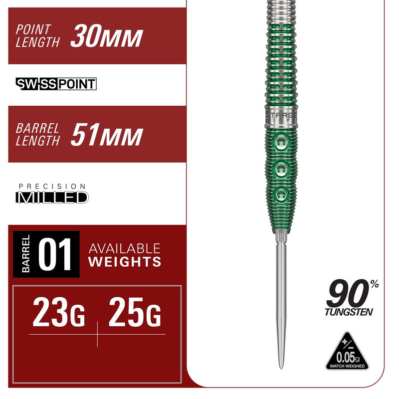 PRIME SERIES XENO 90% STEELTIP DARTS 2026