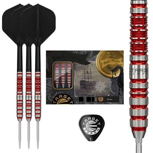 BLACK MARQUE SPINEL 90% 23G SP STEEL TIP DARTS 2026