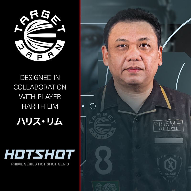 PRIME SERIES HOT SHOT GEN3 90% SP STEEL TIP DARTS 2026