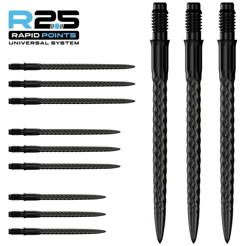 Mission R2.5 Rapid Dart Points - Steel Tip - RVX