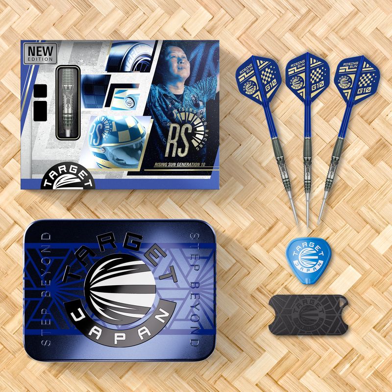 THE RISING SUN GEN10.5 95% 22G /24G SP STEEL TIP DARTS 2026