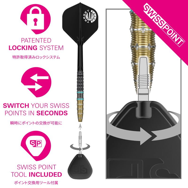 THE MIRACLE GEN7.5 95% SP STEEL TIP DARTS 2026