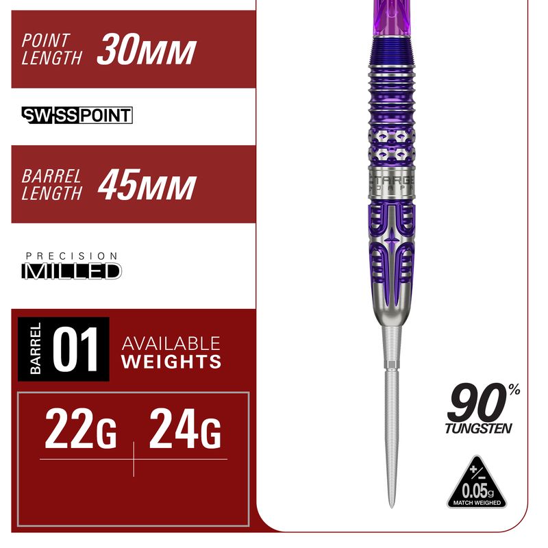 ENDEAVOUR GEN3 90% SP STEEL TIP DARTS 2026