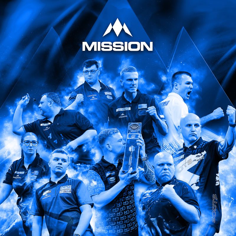 Mission Mike De Decker R2.5 Darts - Steel Tip - 90% Tungsten - V2