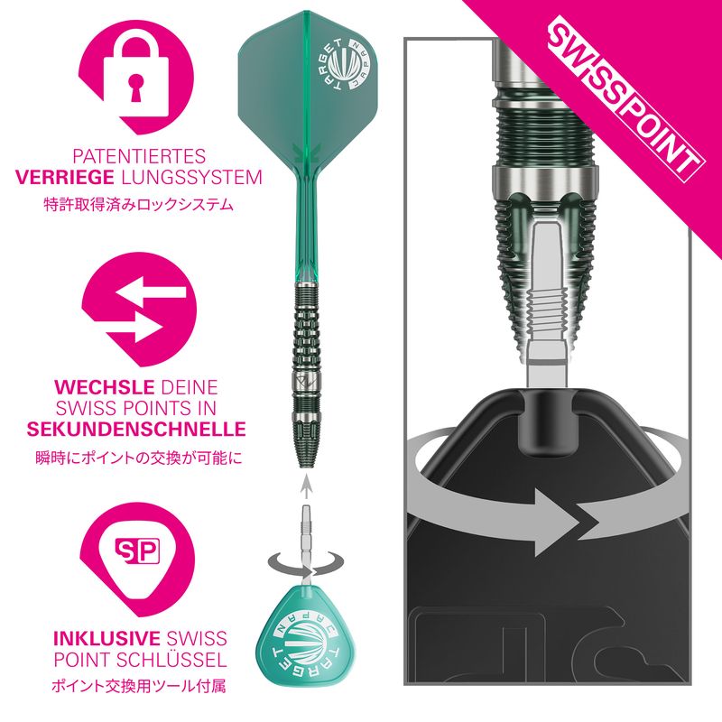 PRIME SERIES PW GEN3 90% 23G/ 25G SP STEEL TIP DARTS 2026