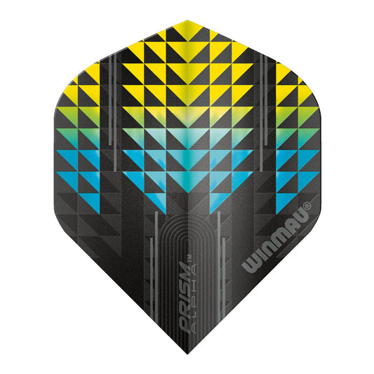 Winmau Black & Yellow Prism Alpha Standard