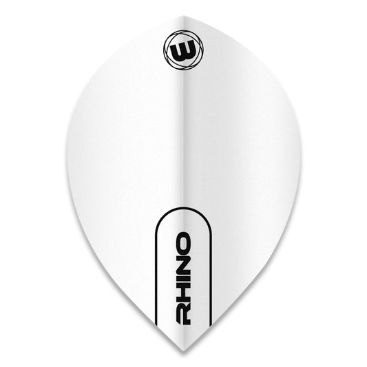 Winmau Flights – Rhino Extra Thick – Pear – White