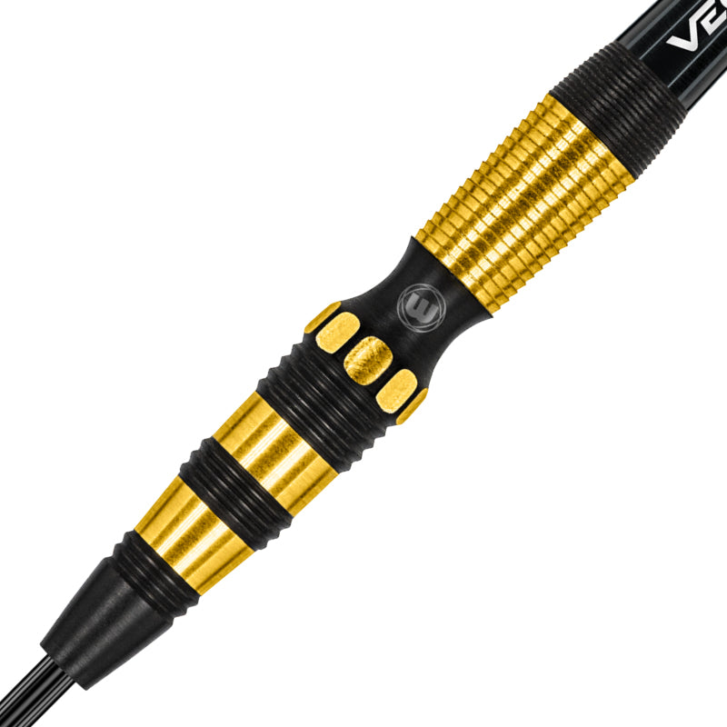Winmau Simon Whitlock Gold - Black 90% Tungsten Steel Tip Darts
