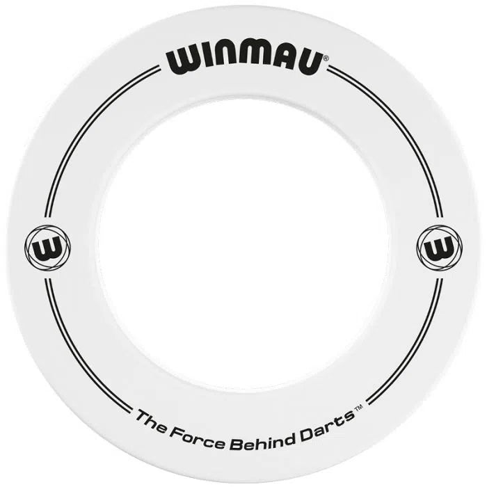 Winmau Dartboard Surround - Printed White