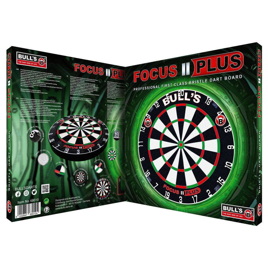 Bull's Focus II Plus Dartboard - Professional