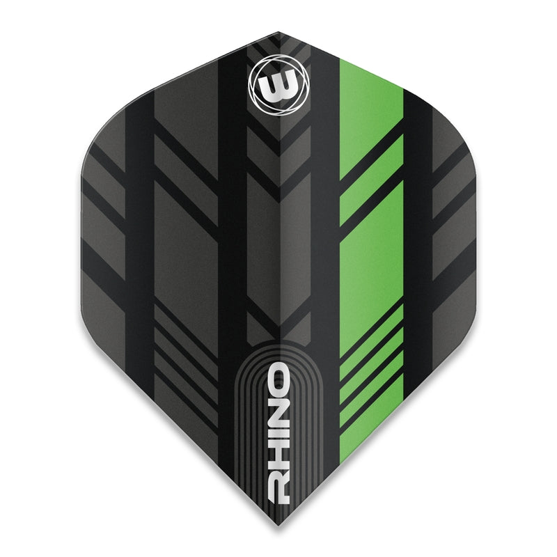 Winmau Flights – Rhino Extra Thick – Black & Green