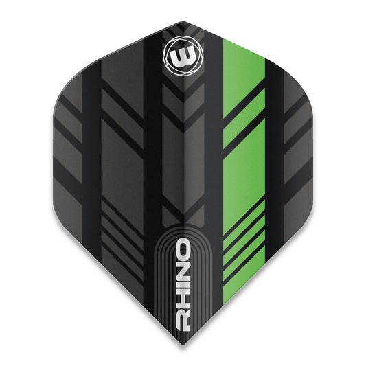 Winmau Flights – Rhino Extra Thick – Black & Green