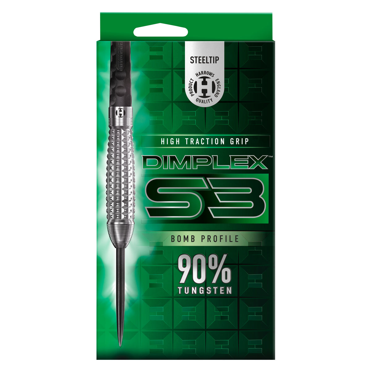 Harrows Dimplex S3 Bomb 90% Tungten Steel Tip Darts