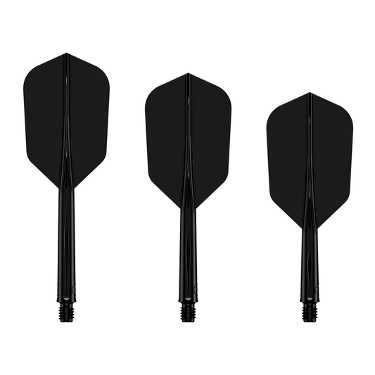 Mission Force 90- New Moulded Flight & Shaft System - Black - Slim - Medium
