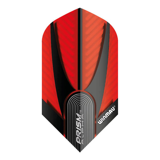 Winmau Red & Black Prism Alpha Slim