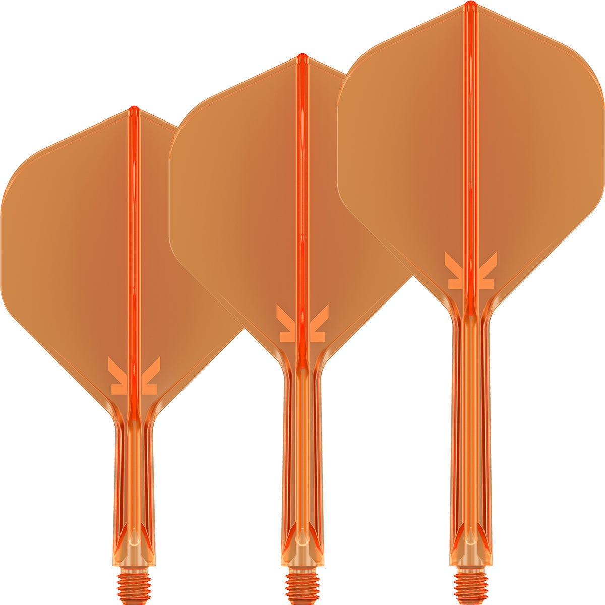 Target K-Flex Neon Orange No2 One Piece Dart Flights
