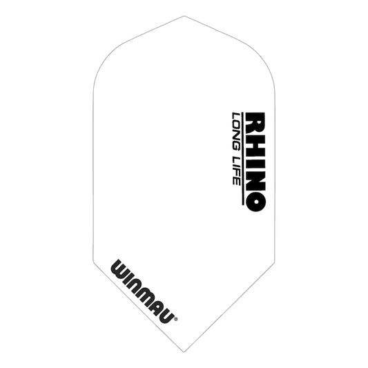 Winmau Flights – Rhino Extra Thick – Slim – White