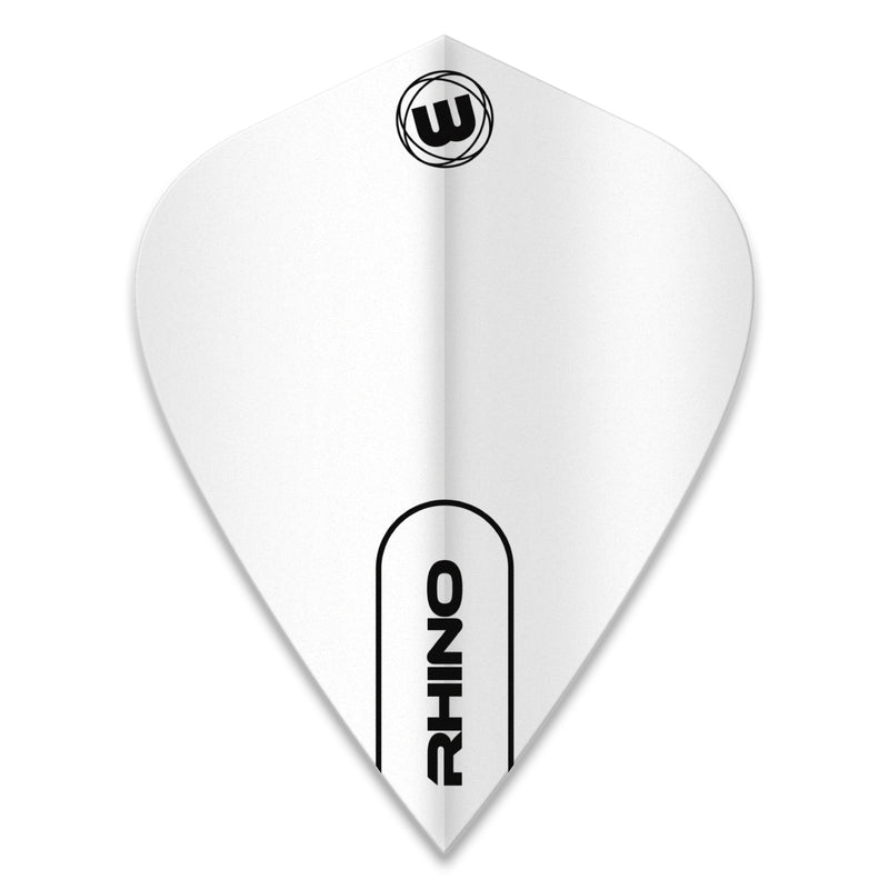 Winmau Flights – Rhino Extra Thick – Kite – White