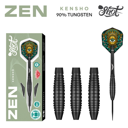 Shot Zen Kensho 90% Tungsten Steel Tip Darts