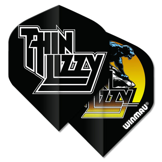 Winmau Rock Legends Thin Lizzy Black Dart Flights